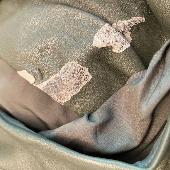 Saylor Veronicka Faux Leather Dress Size Large - Picture 7 of 8